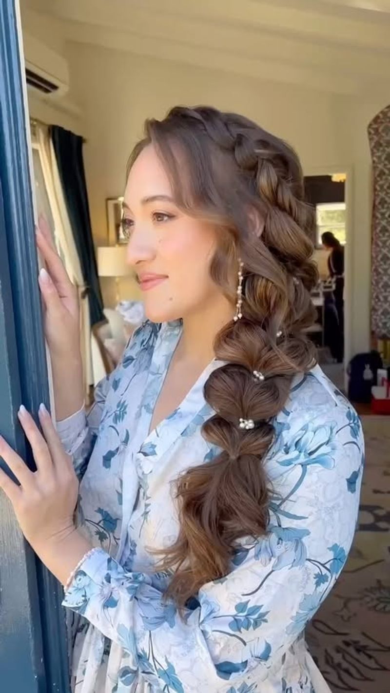 Tousled Side Braid