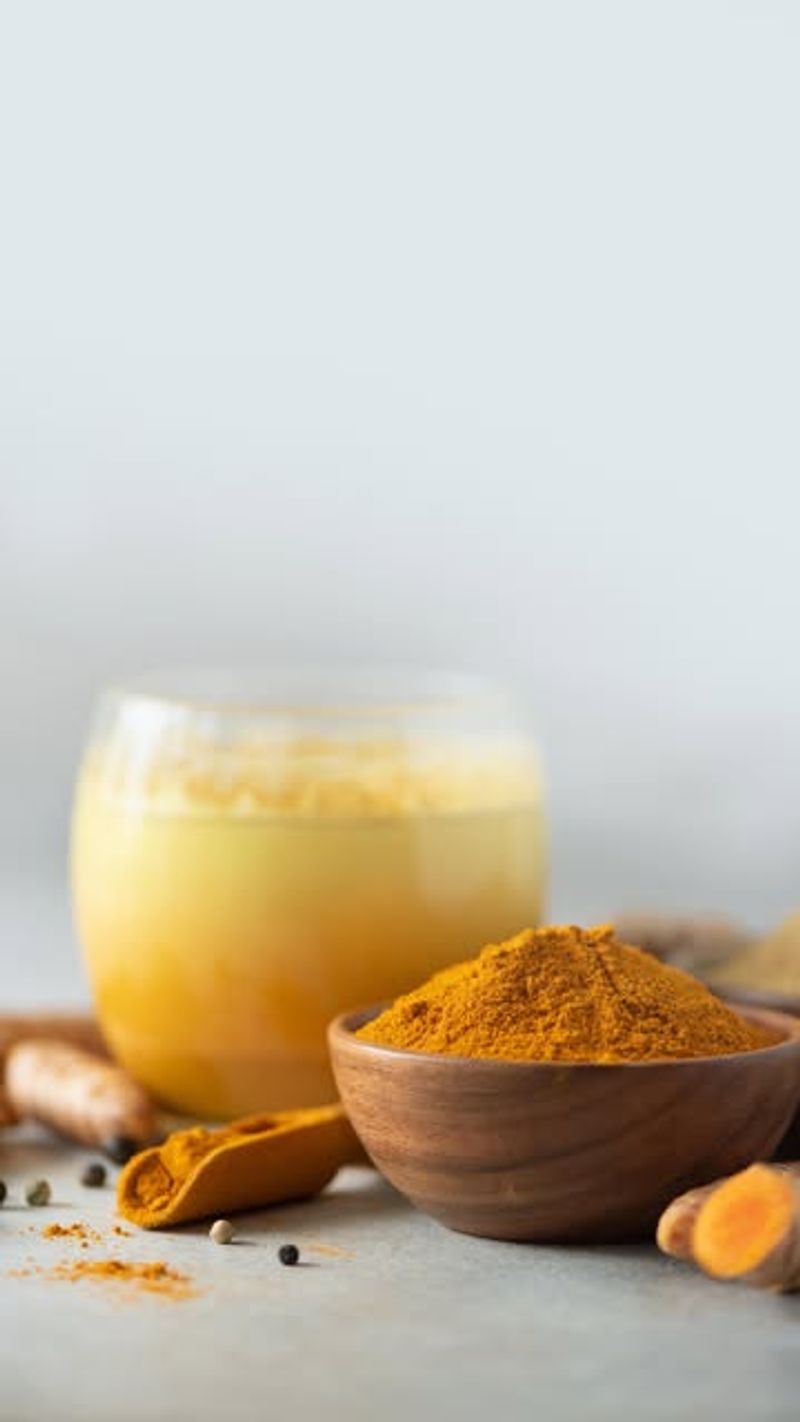 Curcuma et lait