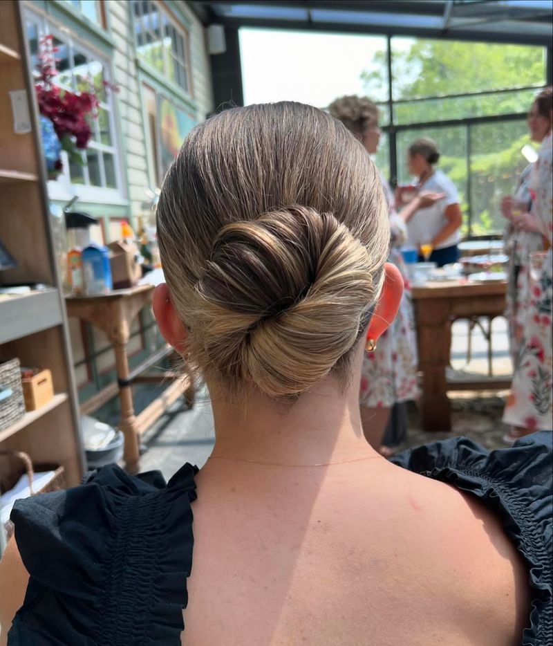 Chignon attorcigliato