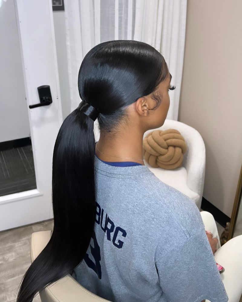 Ultra-Sleek Ponytail