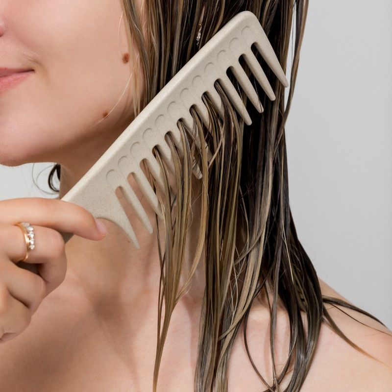 Use a Wide-Tooth Comb