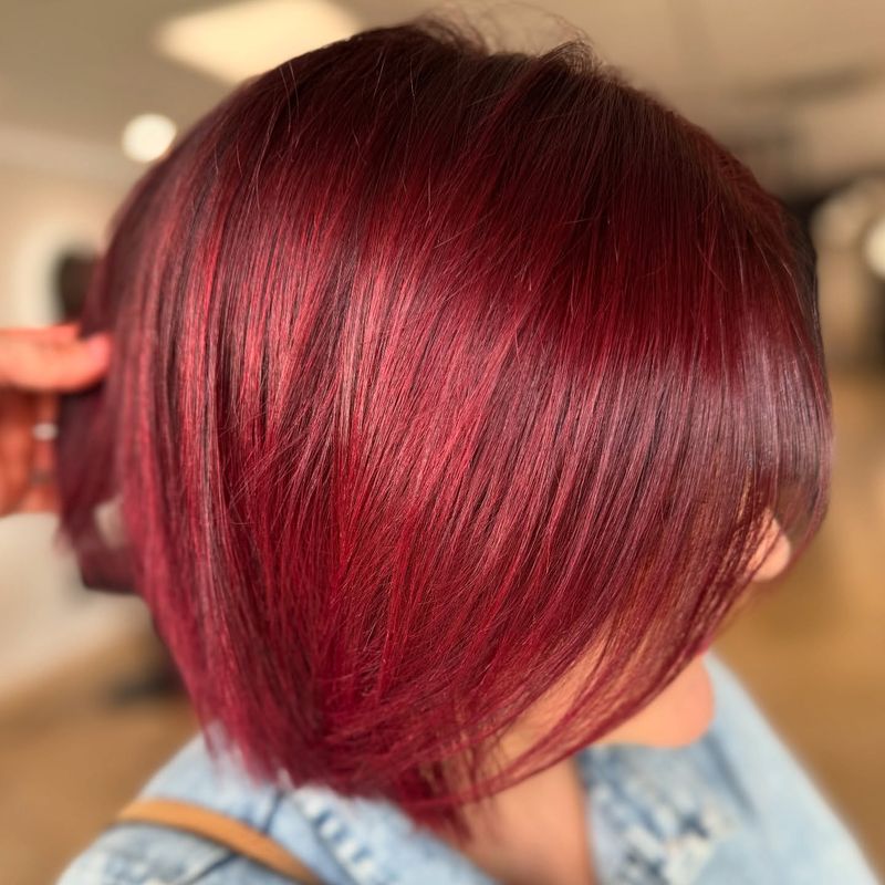 Vibrant Ruby Red