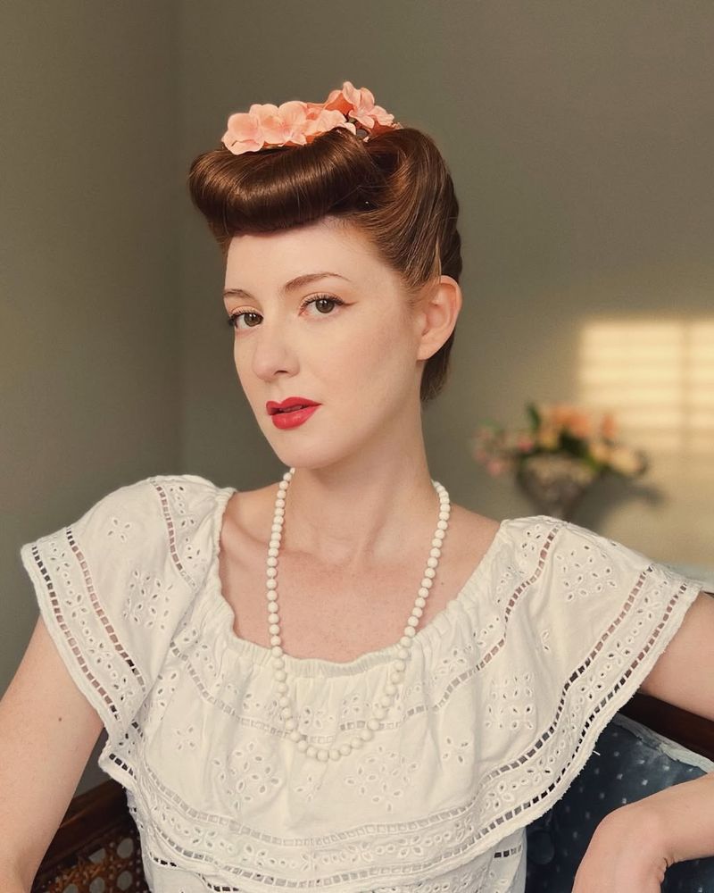 Updo Pin-Up Vintage