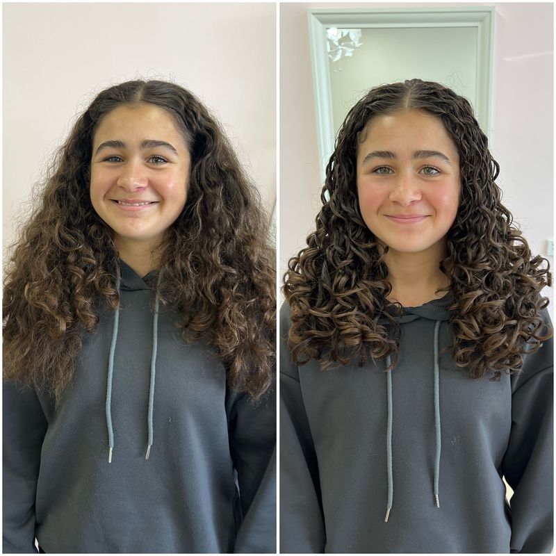 Voluminous Curls for Teens