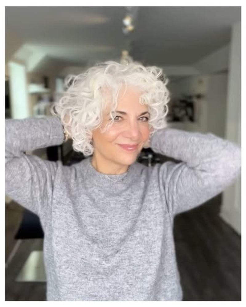 Voluminous Curly Bob