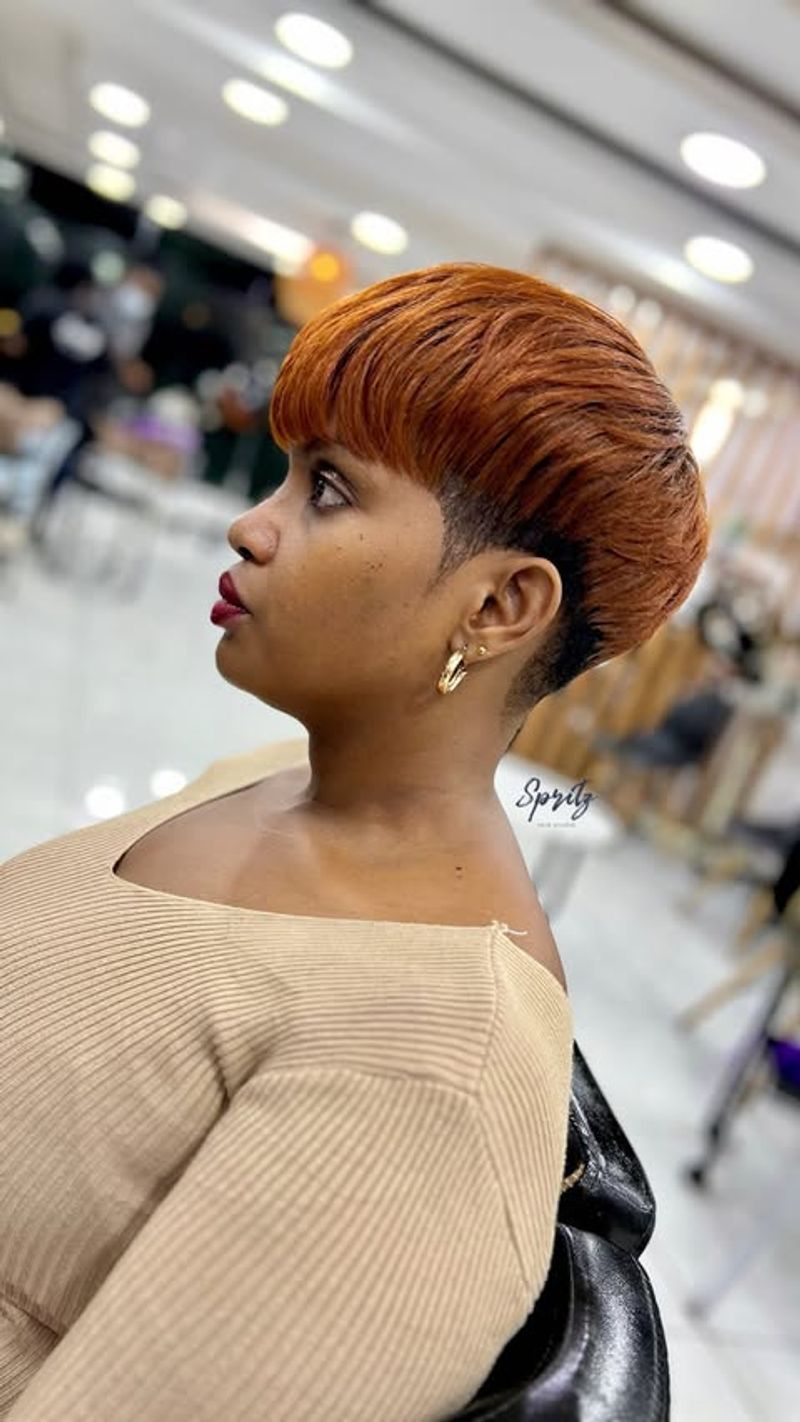 Voluminous Pixie Cut