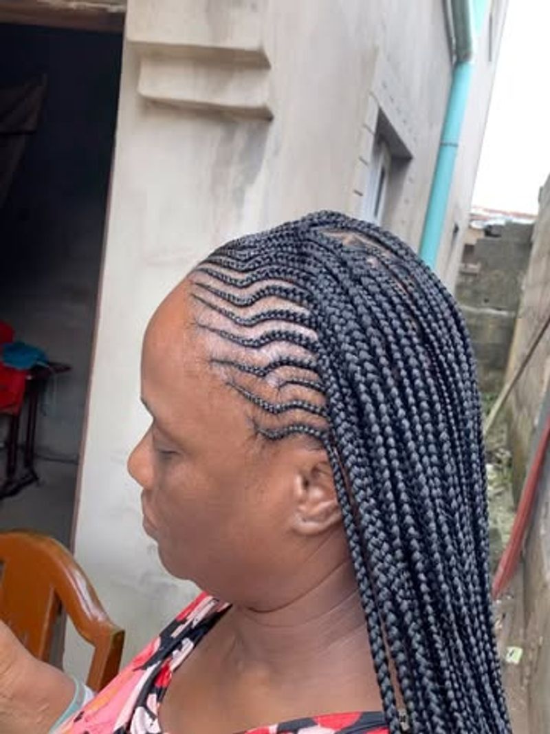 Zigzag Ghana Braids