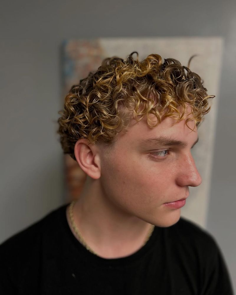 Aging Hairstyle: Tight Perm