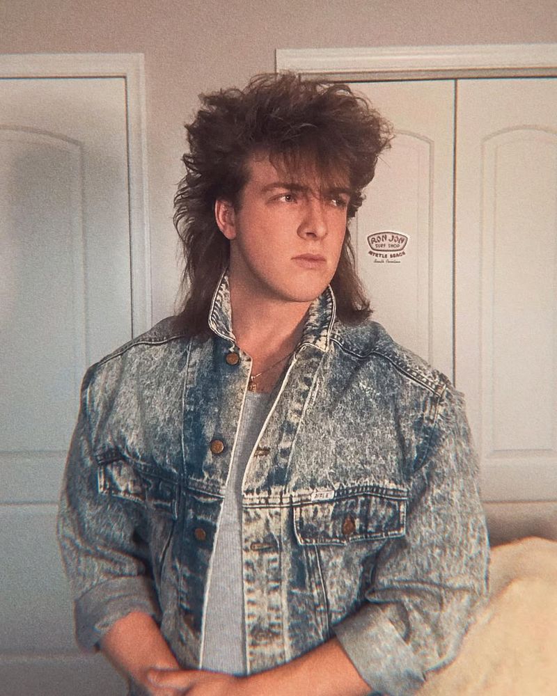 Edgy 80s Mullet