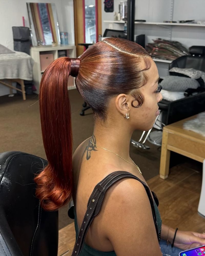 1950s Curly Ponytail