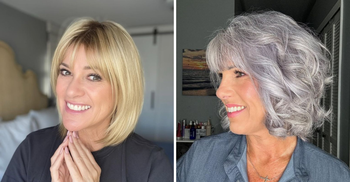 27 Modern Bob With Bangs Ideas For Older Women To Look And Feel Confident