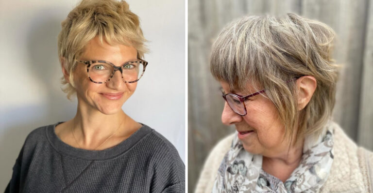 29 Acconciature scomposte per donne anziane