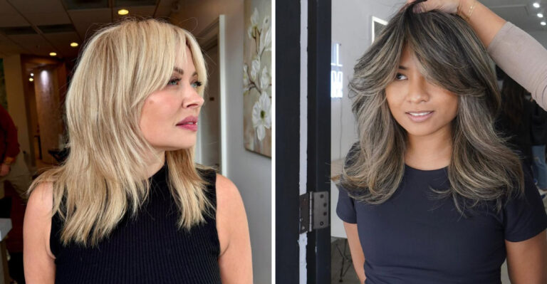 30 Flattering Medium-Length Layered Haircuts To Rock This Spring