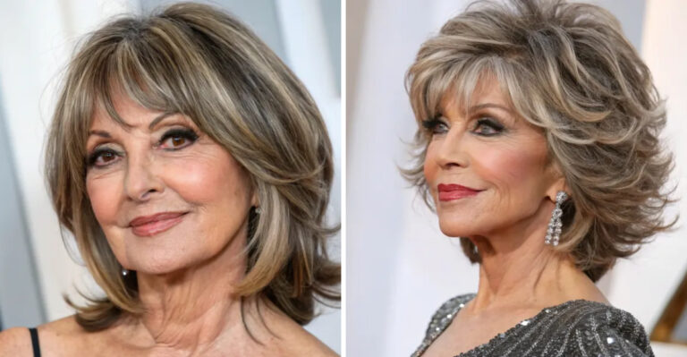 30 Layered Shoulder Length Haircuts For Women Over 70