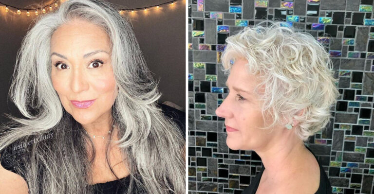 30 coiffures de mélange de gris naturels pour embrasser vos cheveux gris