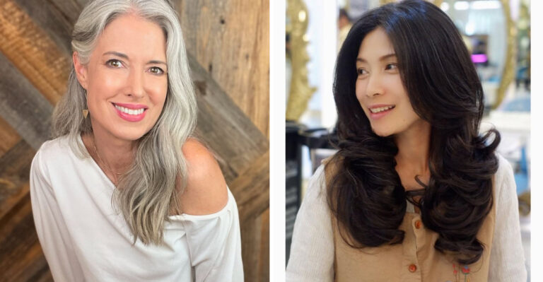 30 Perfect Long Hairstyles For Older Women To Try This Spring