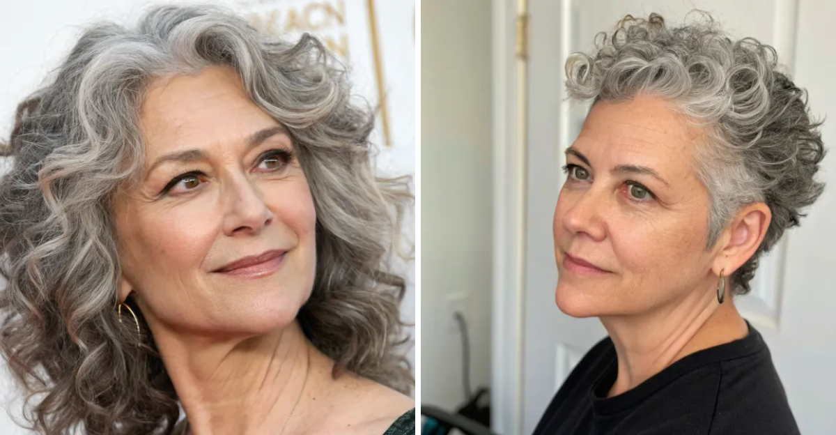 30 Perm Hairstyles For Gray Hair