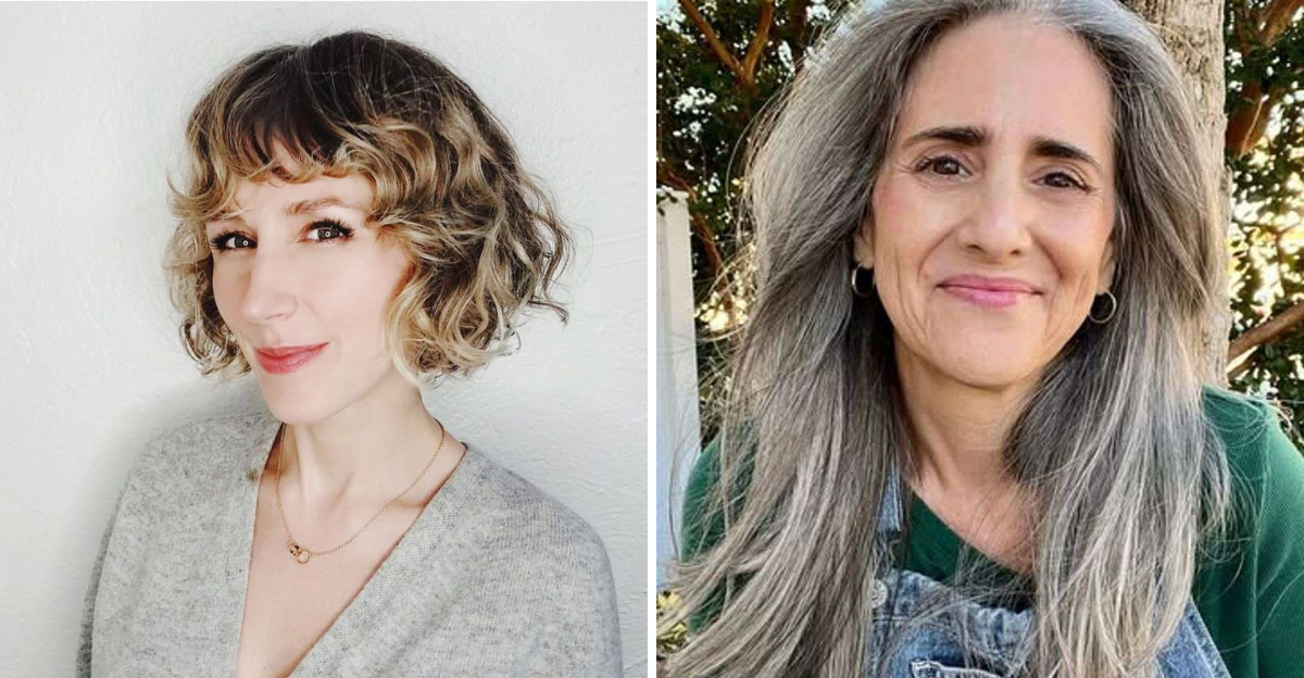 31 Hairstyles To Camouflage Brittle Hair After Menopause