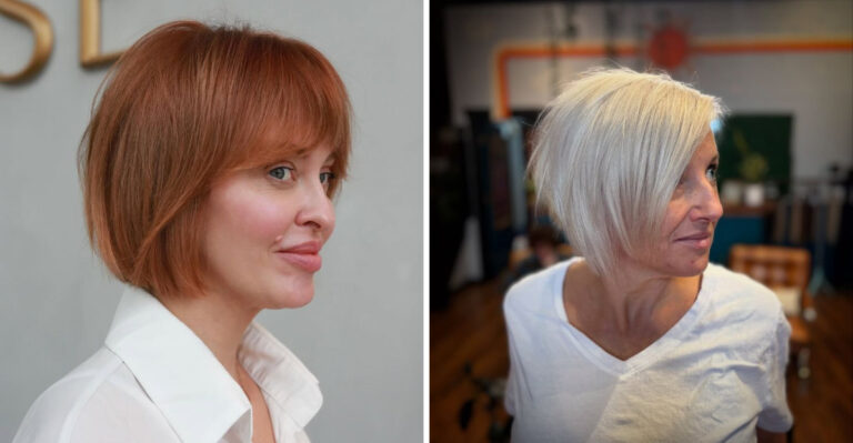 32 Lindas cores de cabelo para mulheres mais velhas com pele pálida para um novo visual