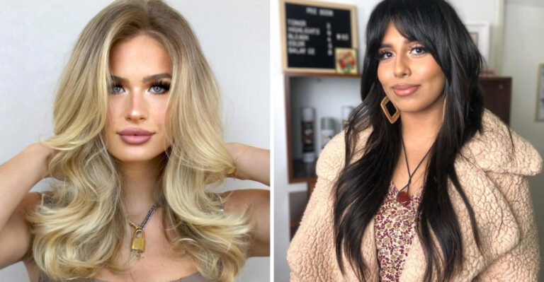 33 Peinados Largos Para Rostro En Forma De Corazón Que Resaltarán Tu Belleza