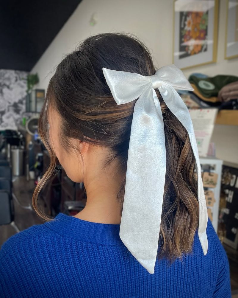 Romantic Ribbon Ponytail