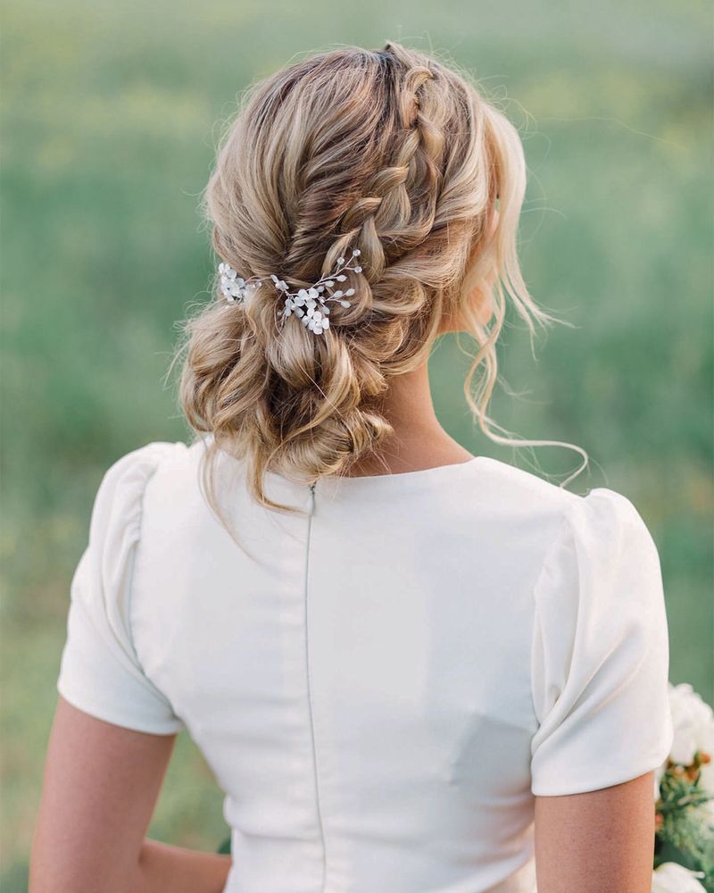 Floral Braided Updo