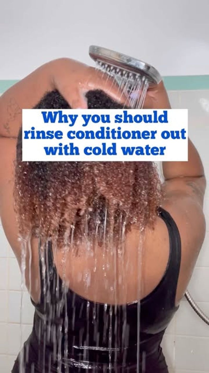 Rinse with Cold Water