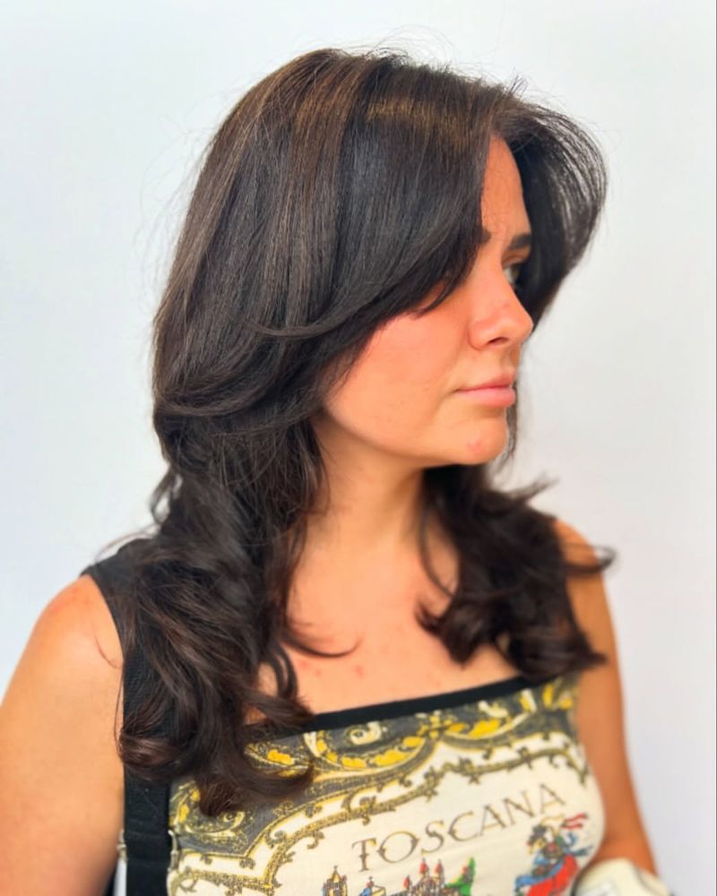 Layered Shag Blowout