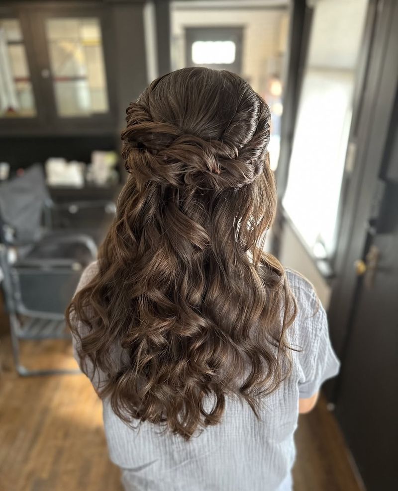 Twisted Half-Updo