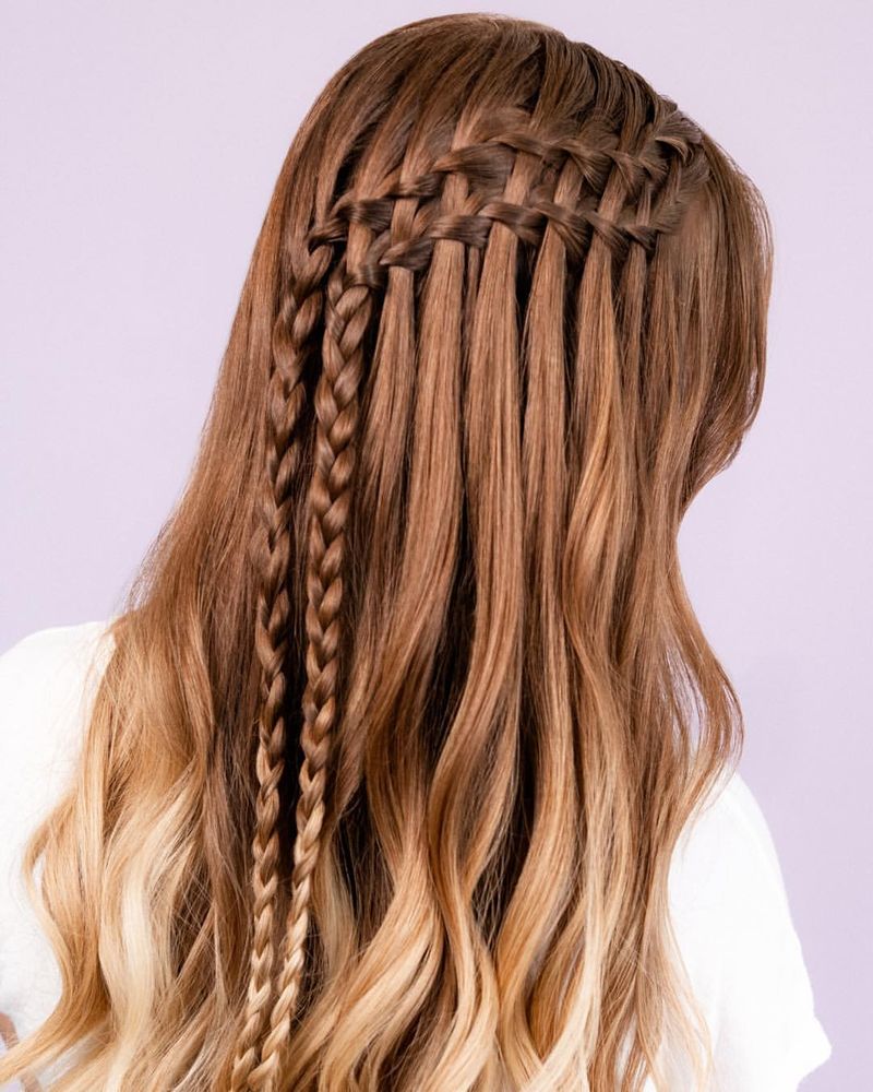 Double Waterfall Braids