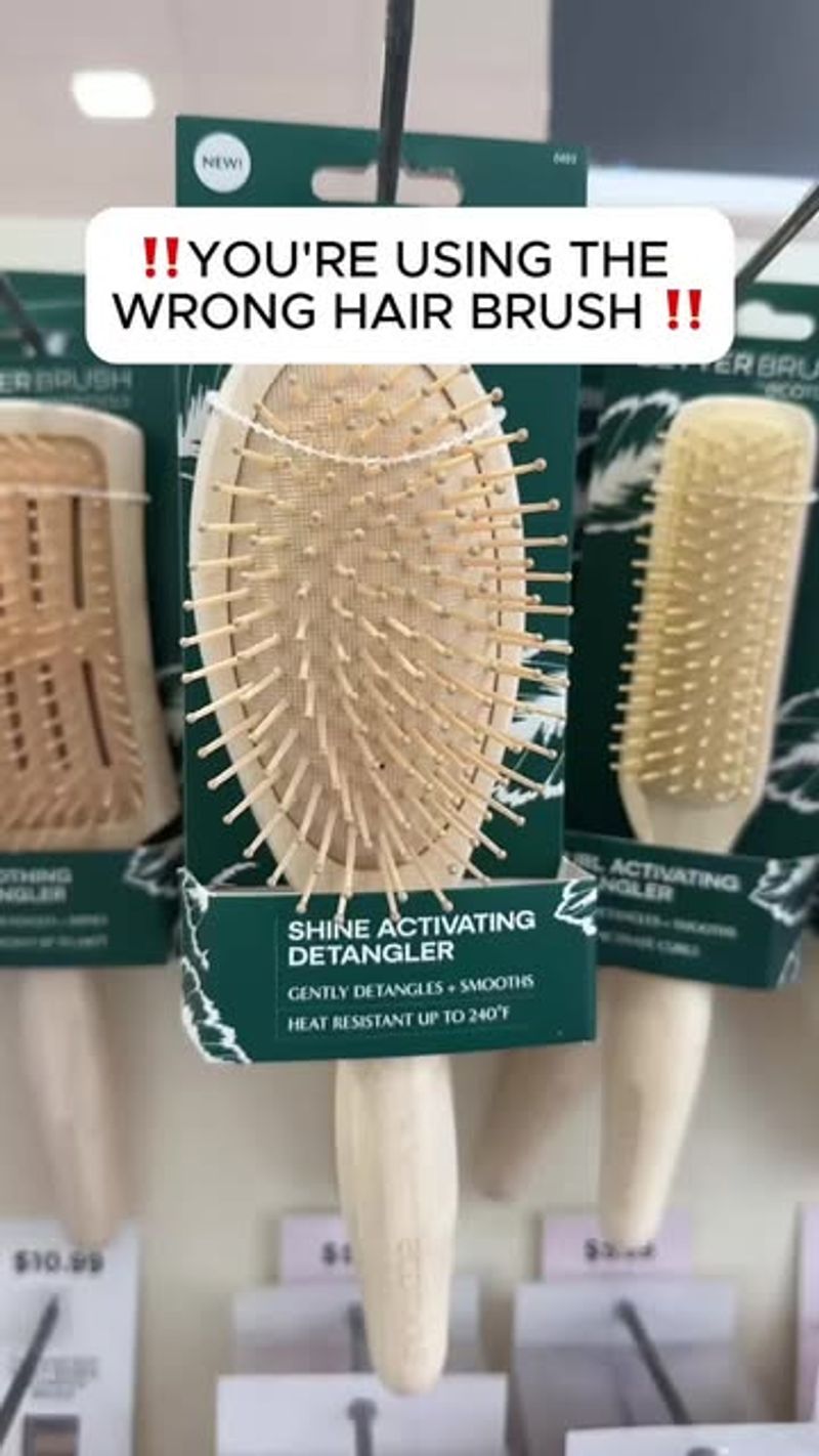 Using Wrong Hairbrush