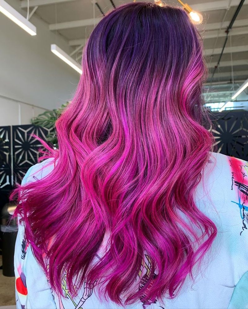 Magenta Ombre