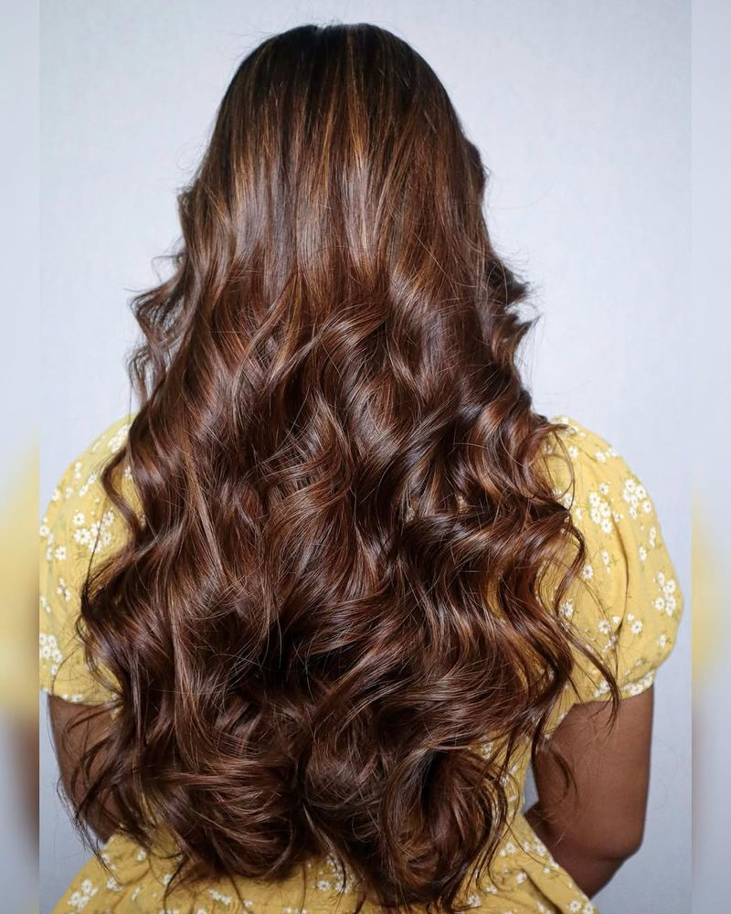 Glossy Caramel Brown Layers