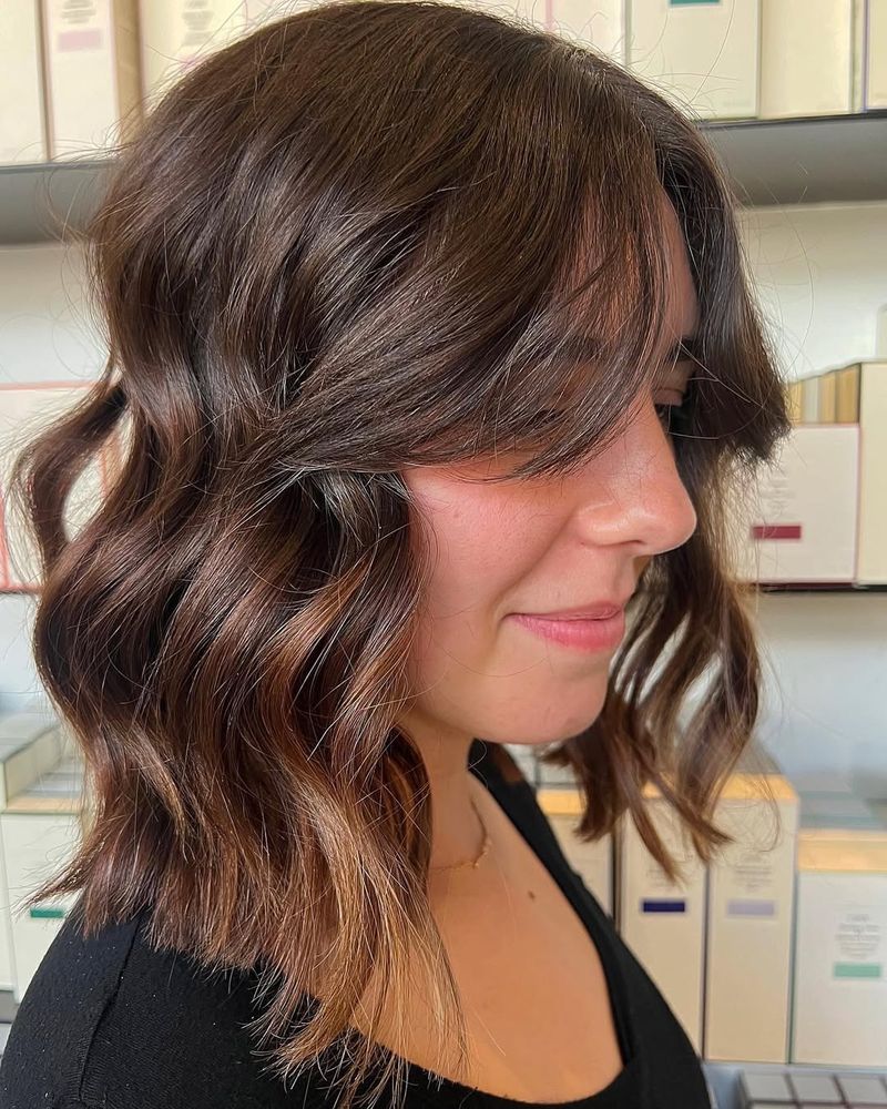 Loose Curls Lob