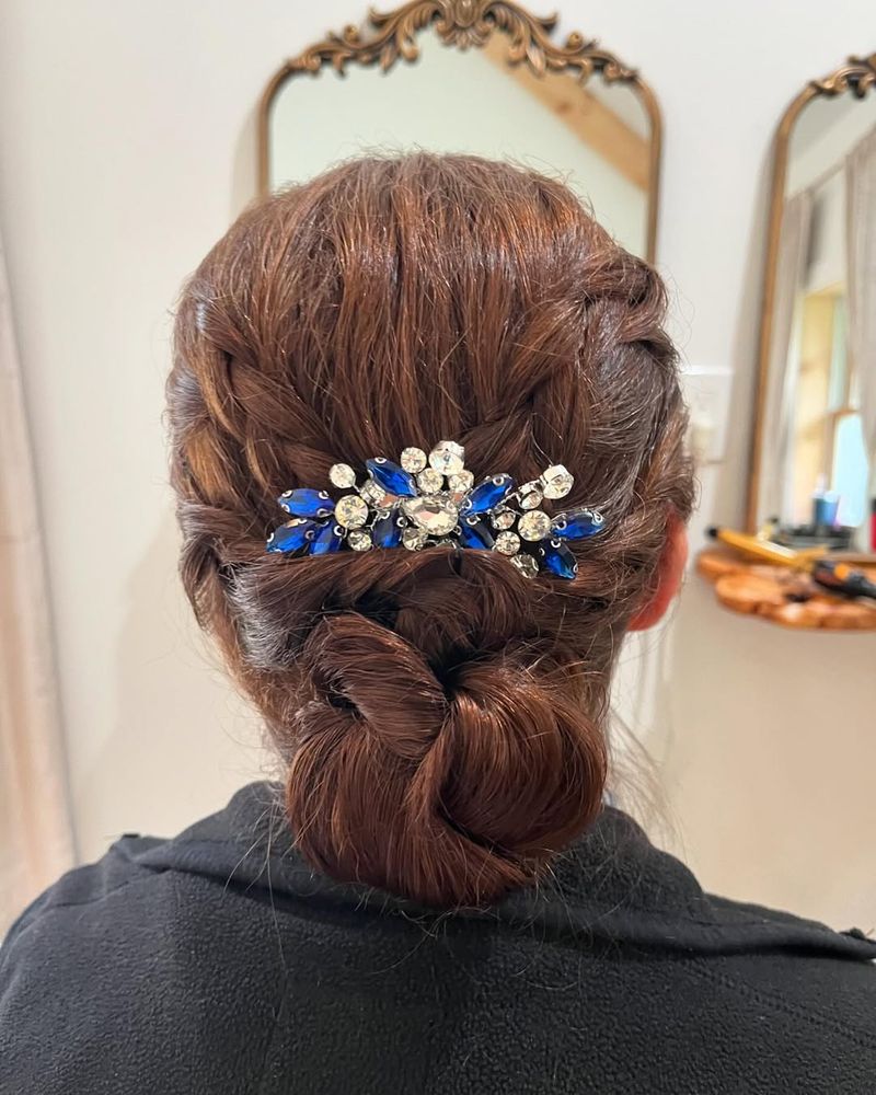 Opulent Updo with Jewels