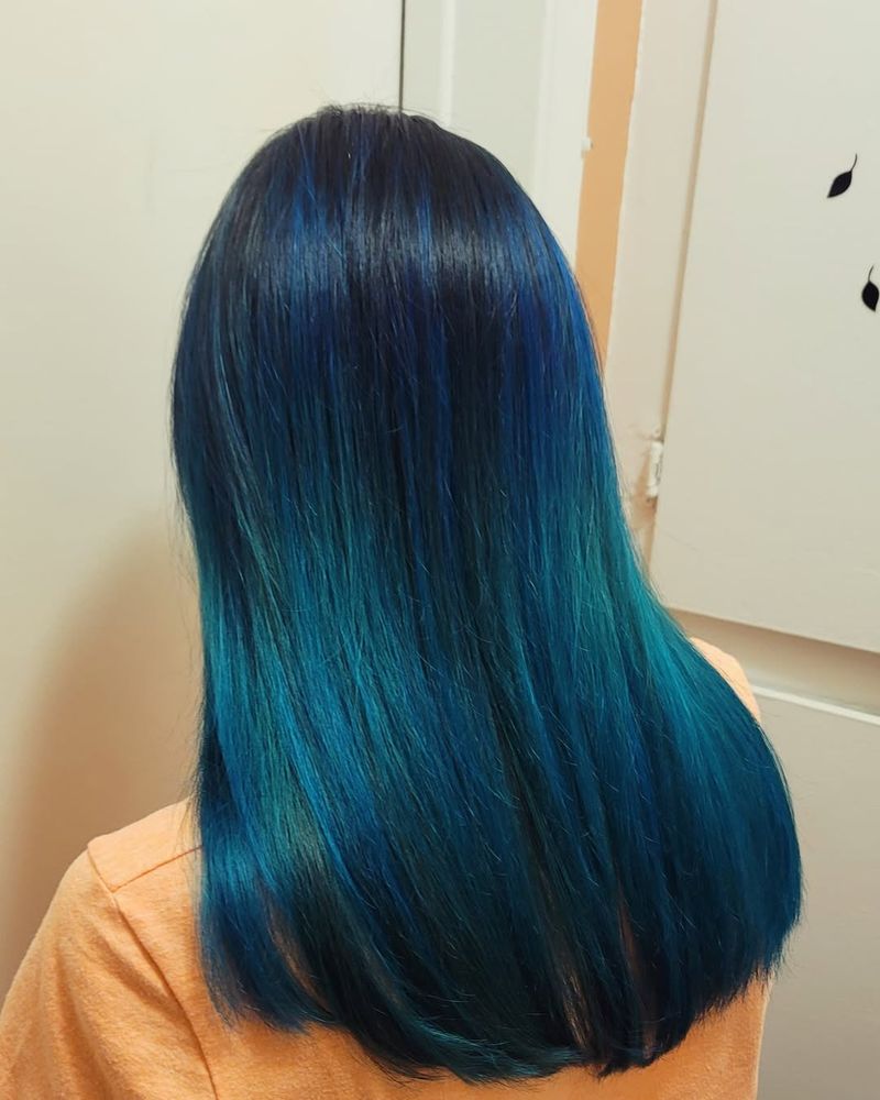 Azul Océano Ombre