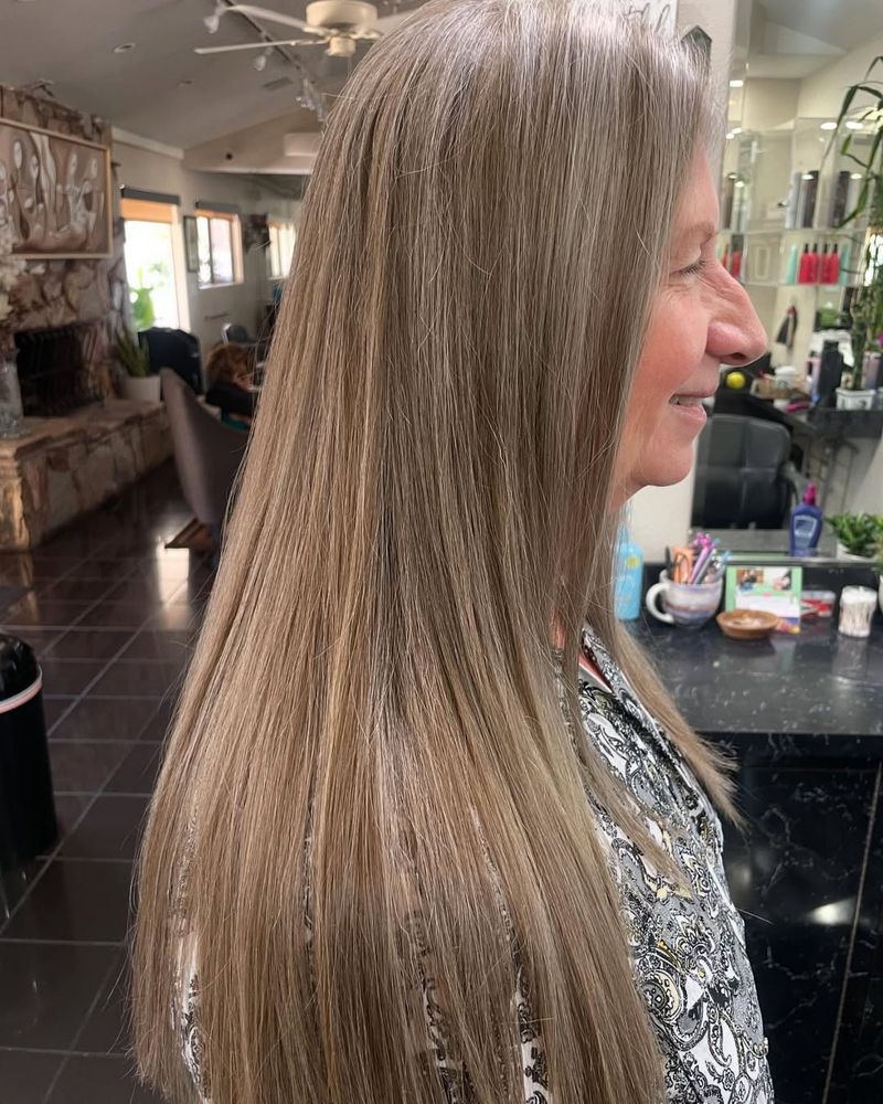 Silver Blonde Highlights