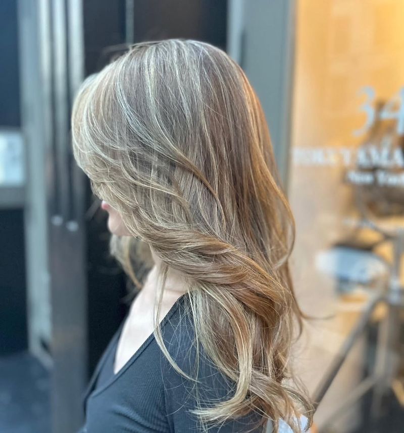 Ash Blonde Highlights