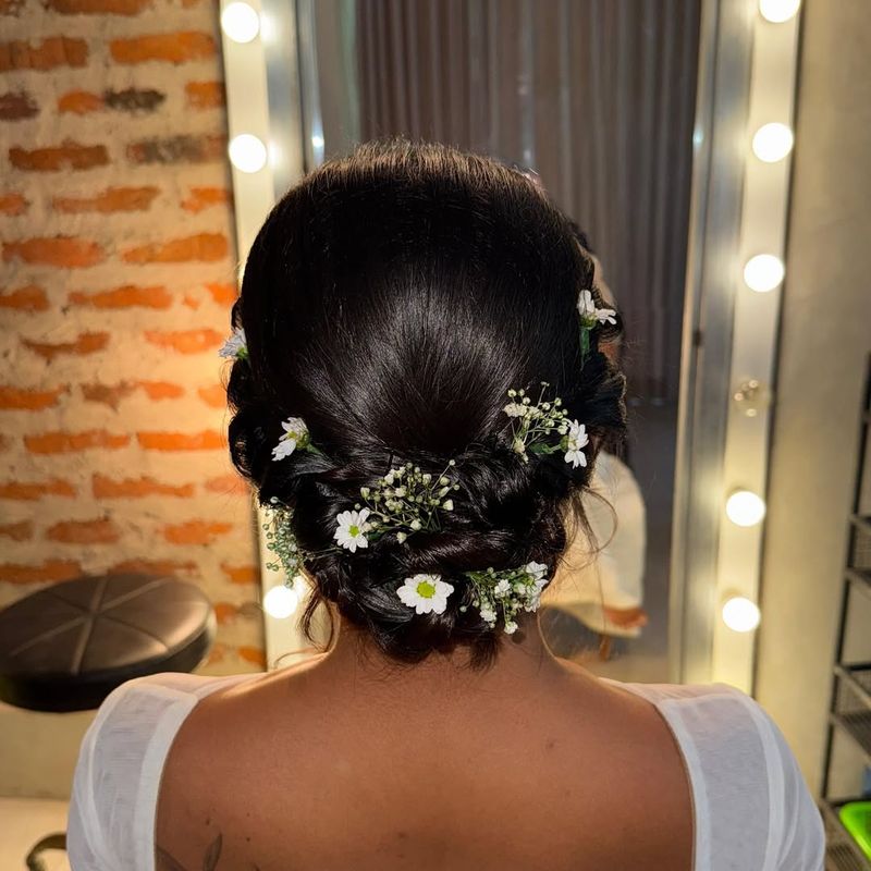 Updo floreale