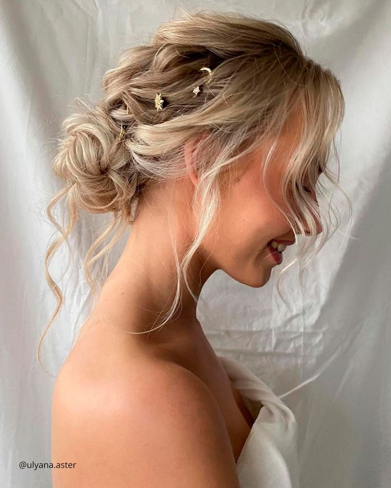 Elegant Chignon with Curls