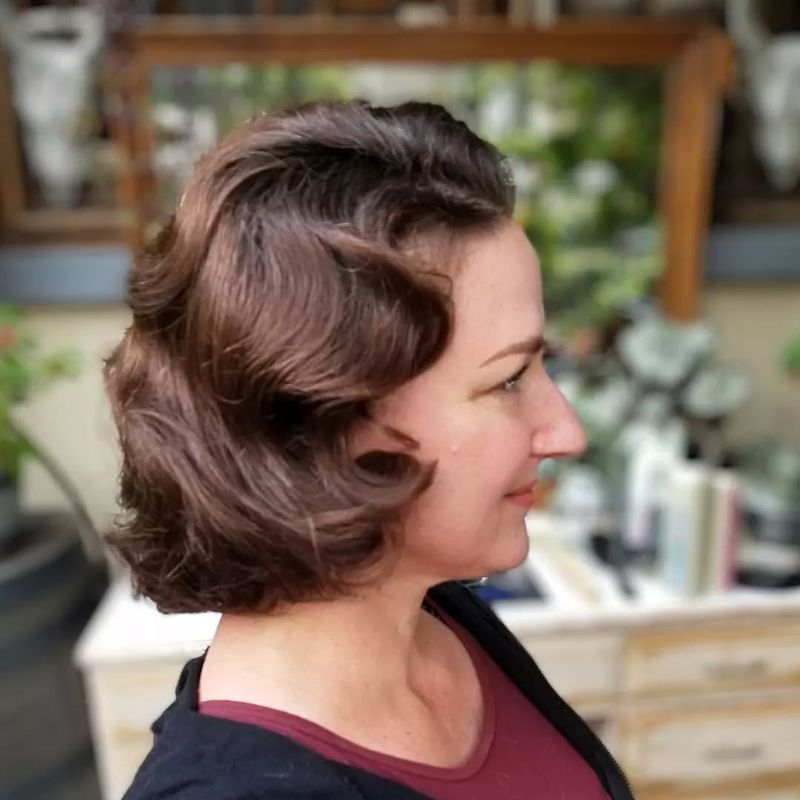 Vintage Curly Bob