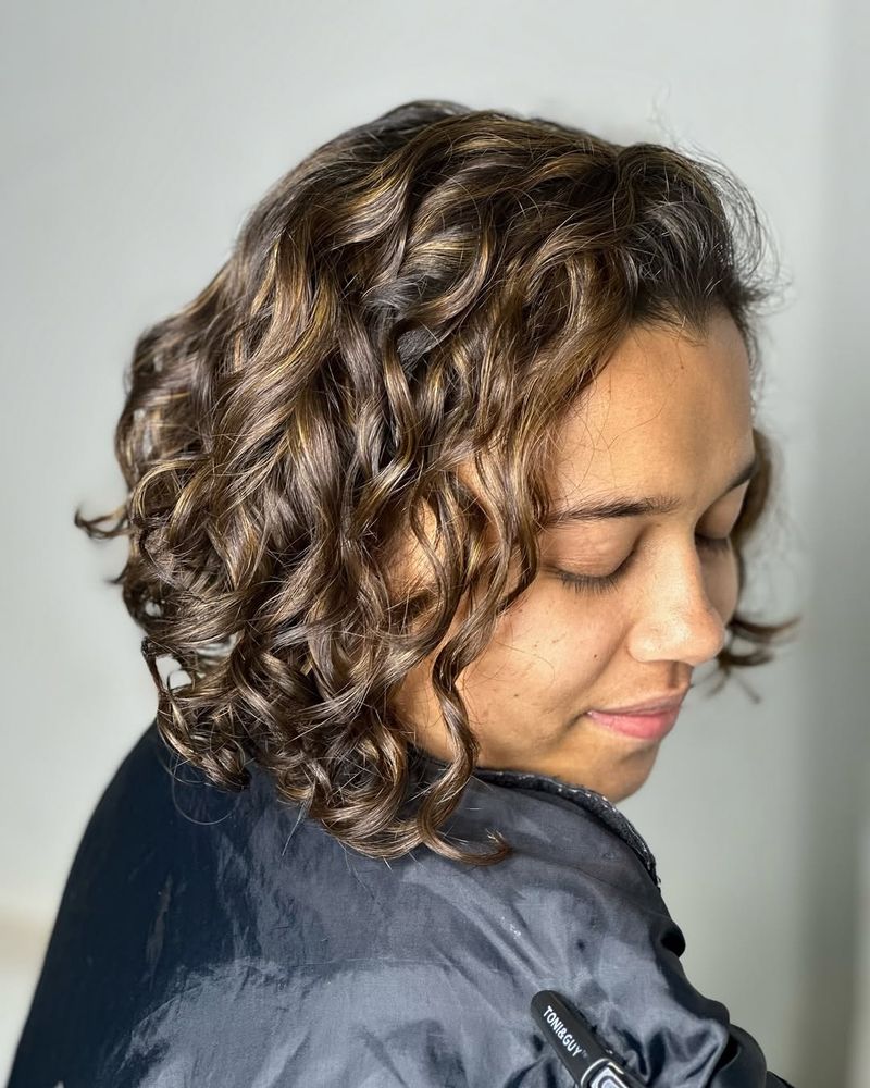 Curly Bob with Defined Ringlets