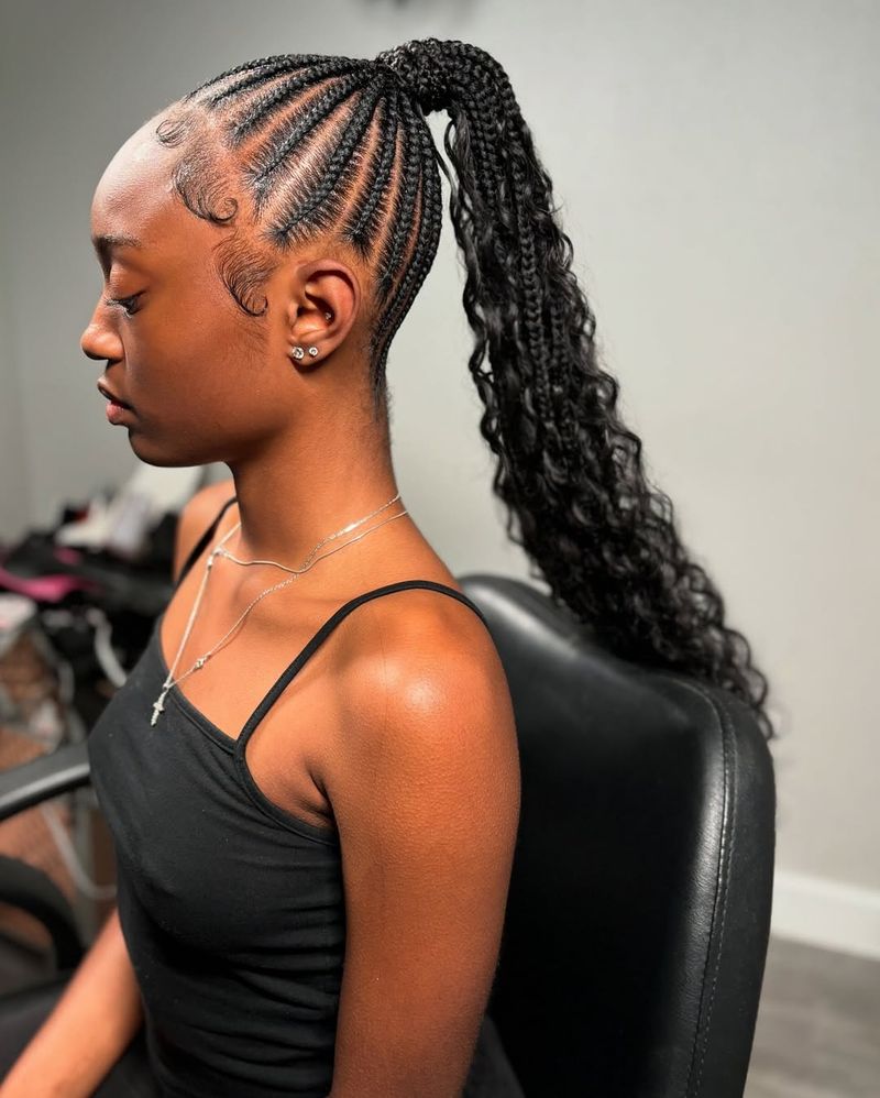 High Ponytail Passion Twists