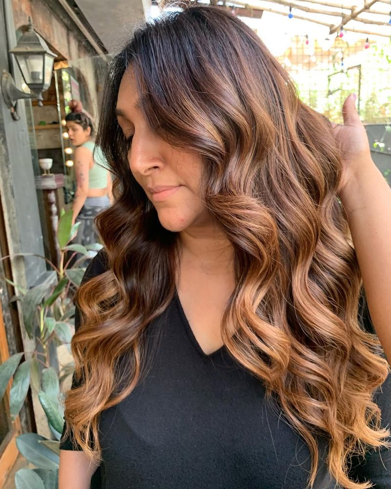 Golden Caramel Highlights