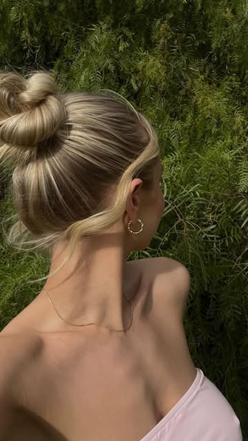 Ballerina Bun with a Twist