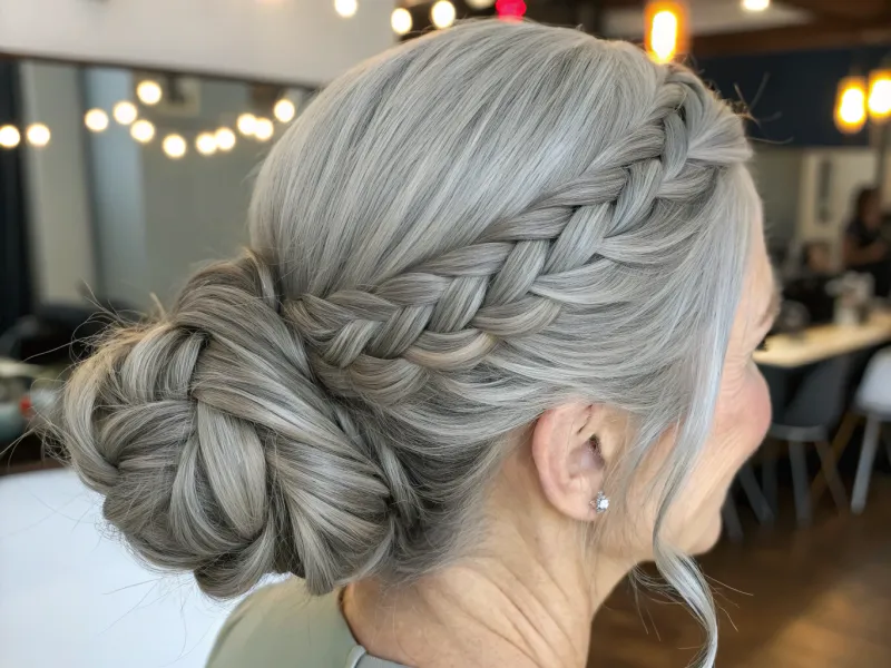 Chic Braided Updo