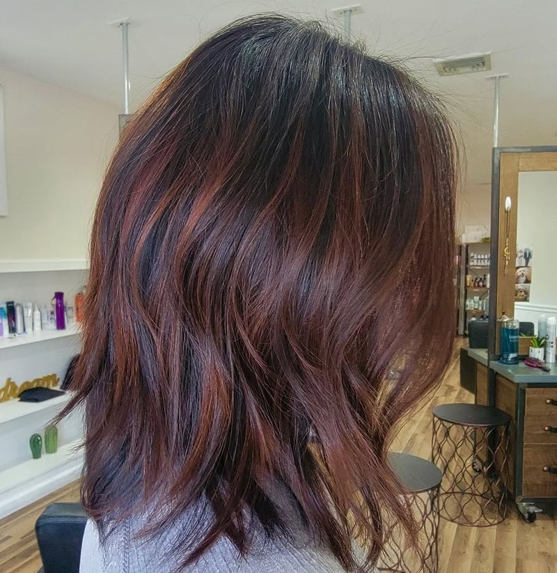 Espresso Brown with Auburn Highlights