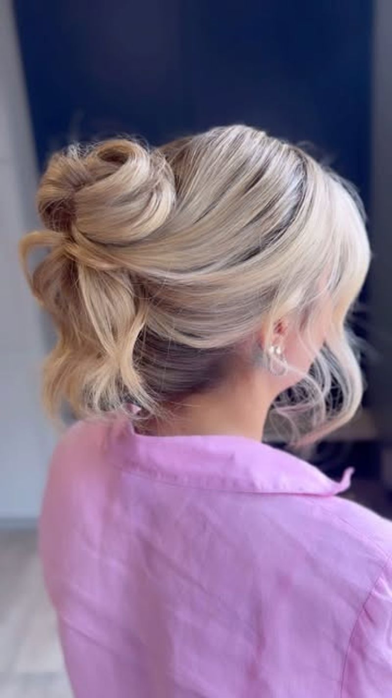 Penteado enrolado