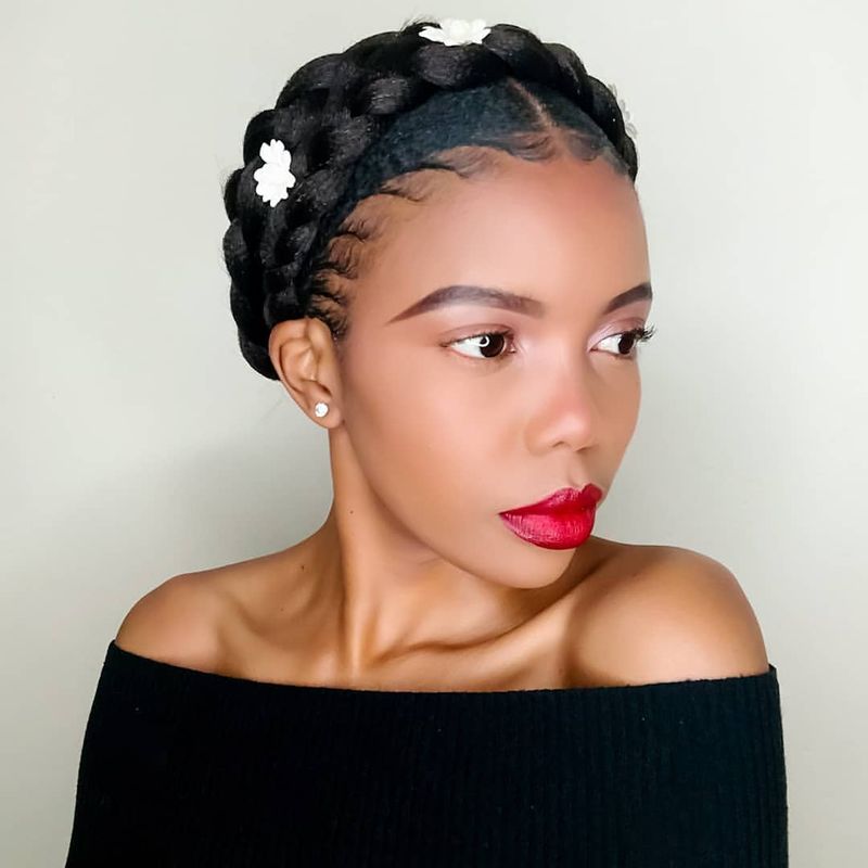 Gelled Braided Crown