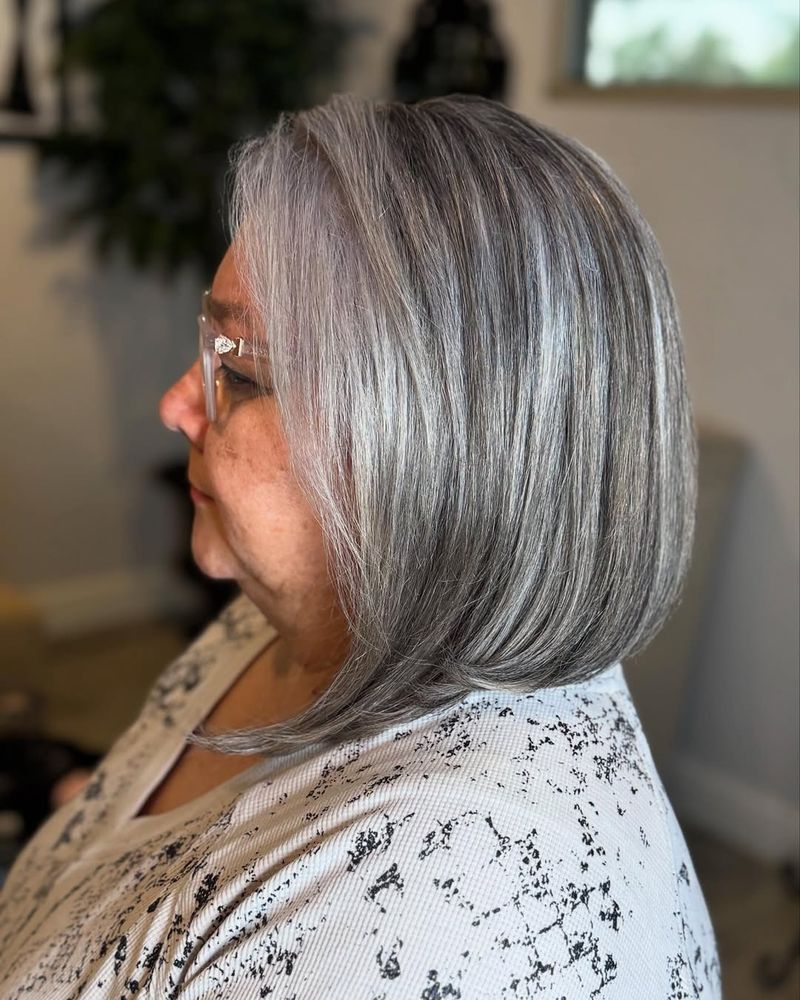 Platinum Silver Streaks